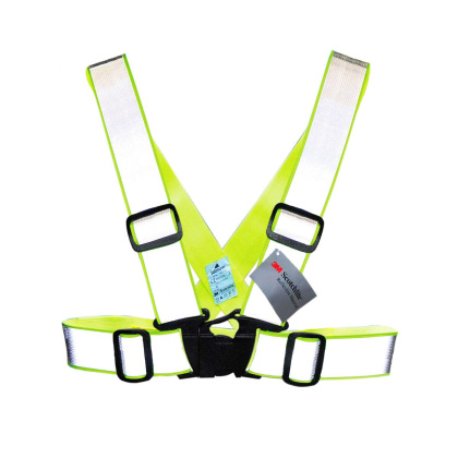 Dětské reflexní elastické šle - žluté - splňují normu EN 17353